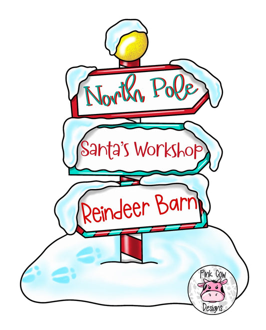 North Pole Sign (PC042O)