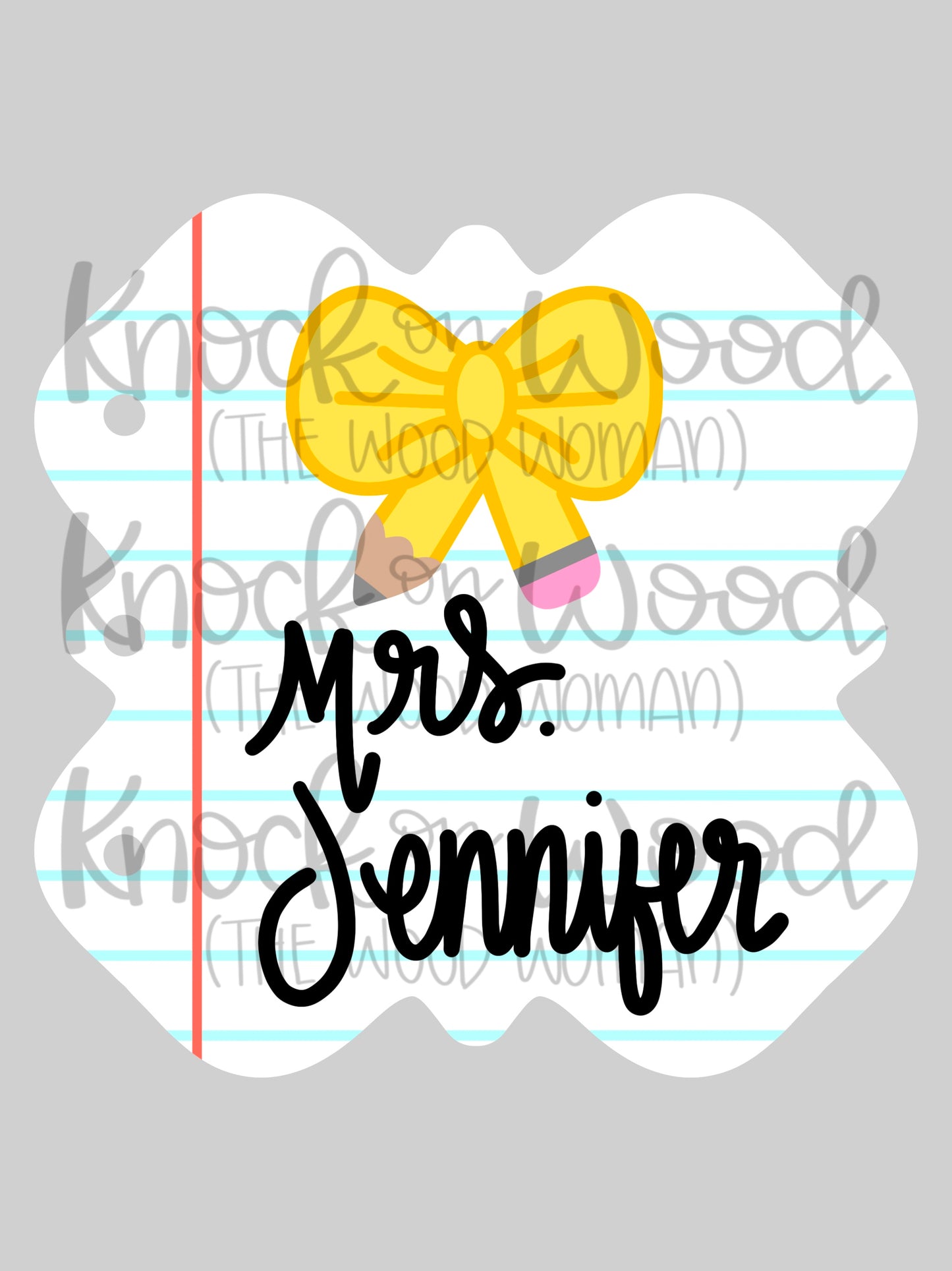 Pencil Bow Notebook (KW087)