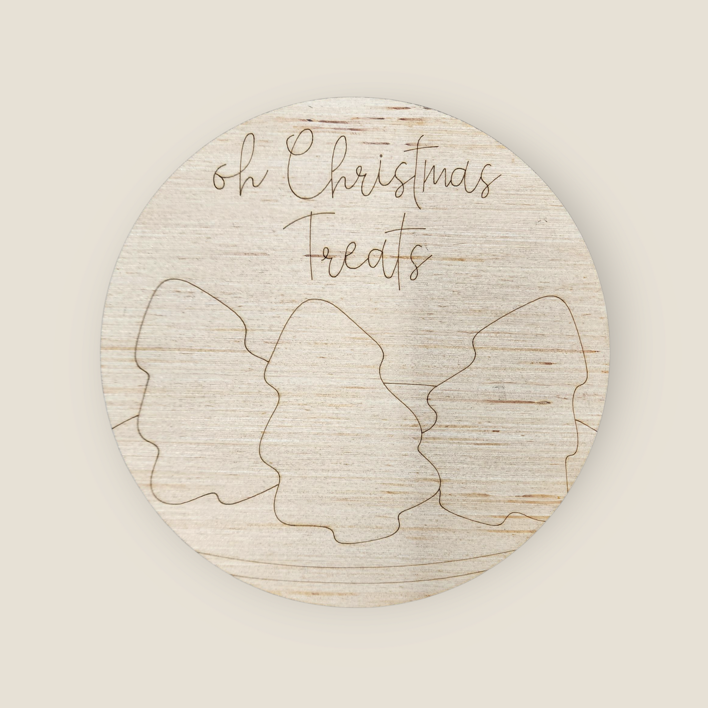 Oh Christmas Treats Round (PC044O)