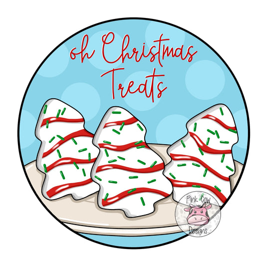 Oh Christmas Treats Round (PC044O)