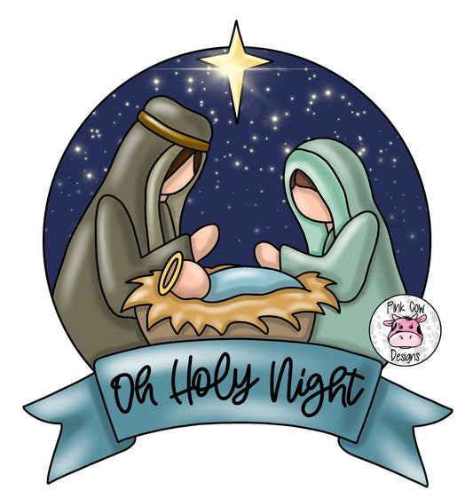 Oh Holy Night Round (PC046O)