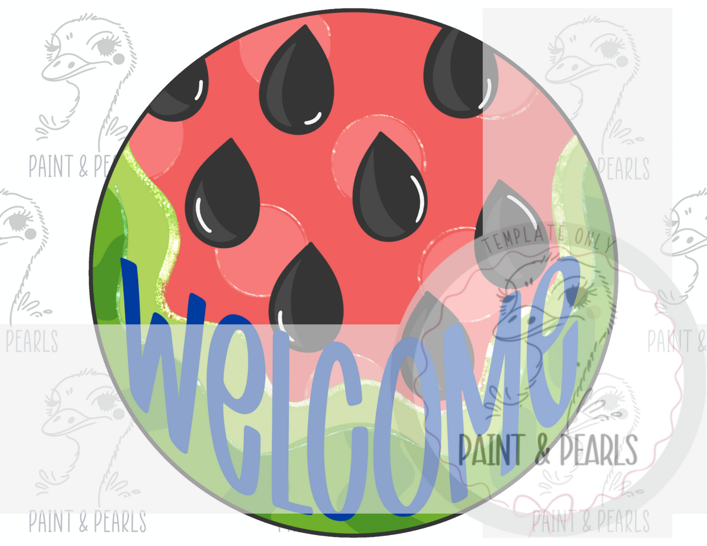 3D Welcome Watermelon (PAP007-3D)