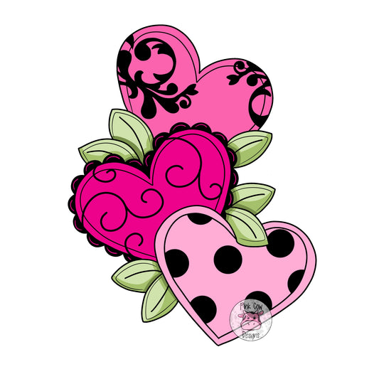 Hearts With Leaves (PC124)