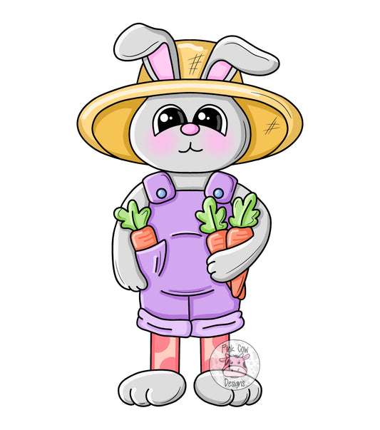 Ribbon Leg Bunny Farmer (PC134)