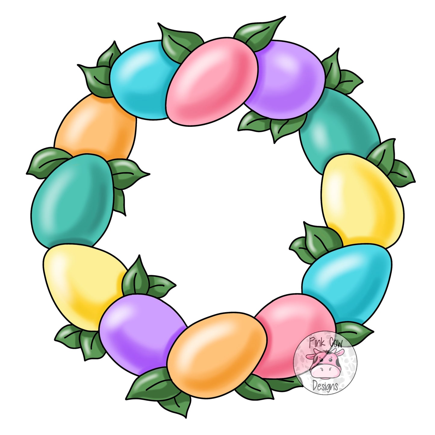 Easter Egg Wreath (PC141)
