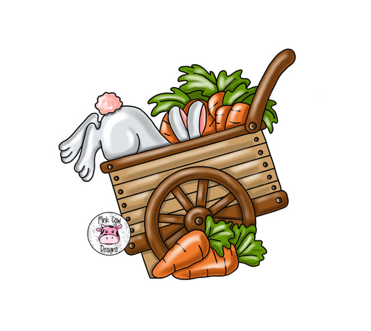 Wheelbarrow Bunny (PC147)