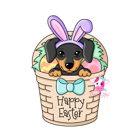 Dachshund Easter Basket (PC199)