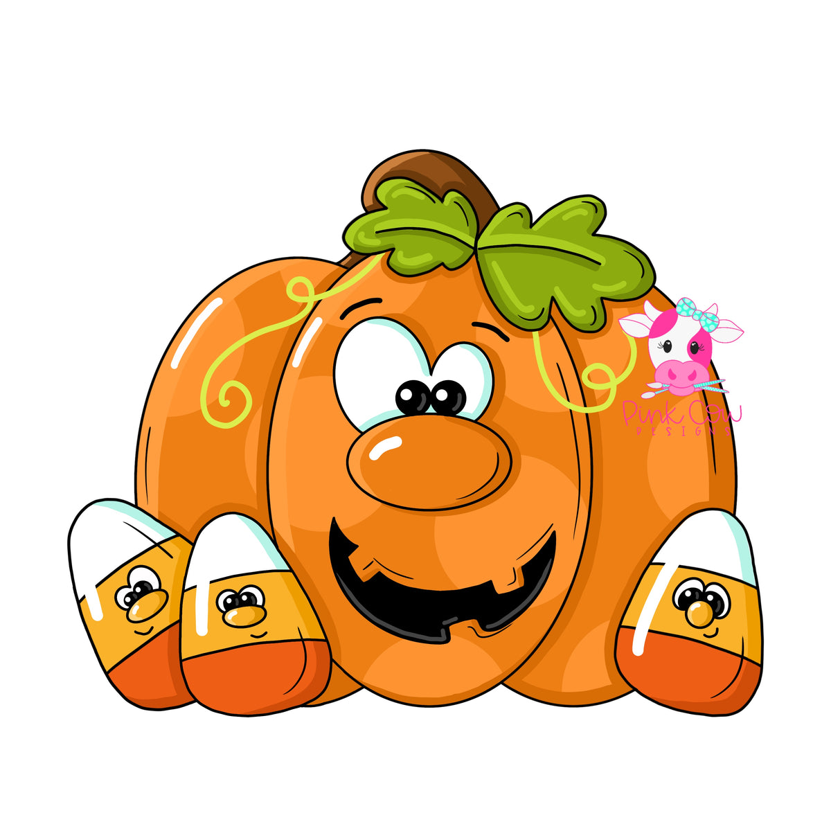 Candy Corn Jack O Lantern