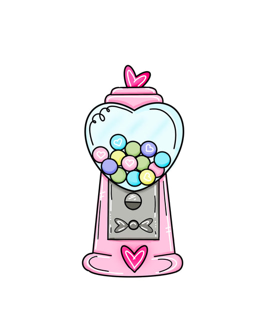 Valentine Gumball Machine (PP004)