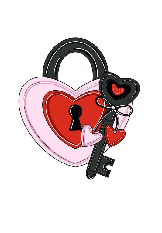Valentine Key To My Heart (PP007)
