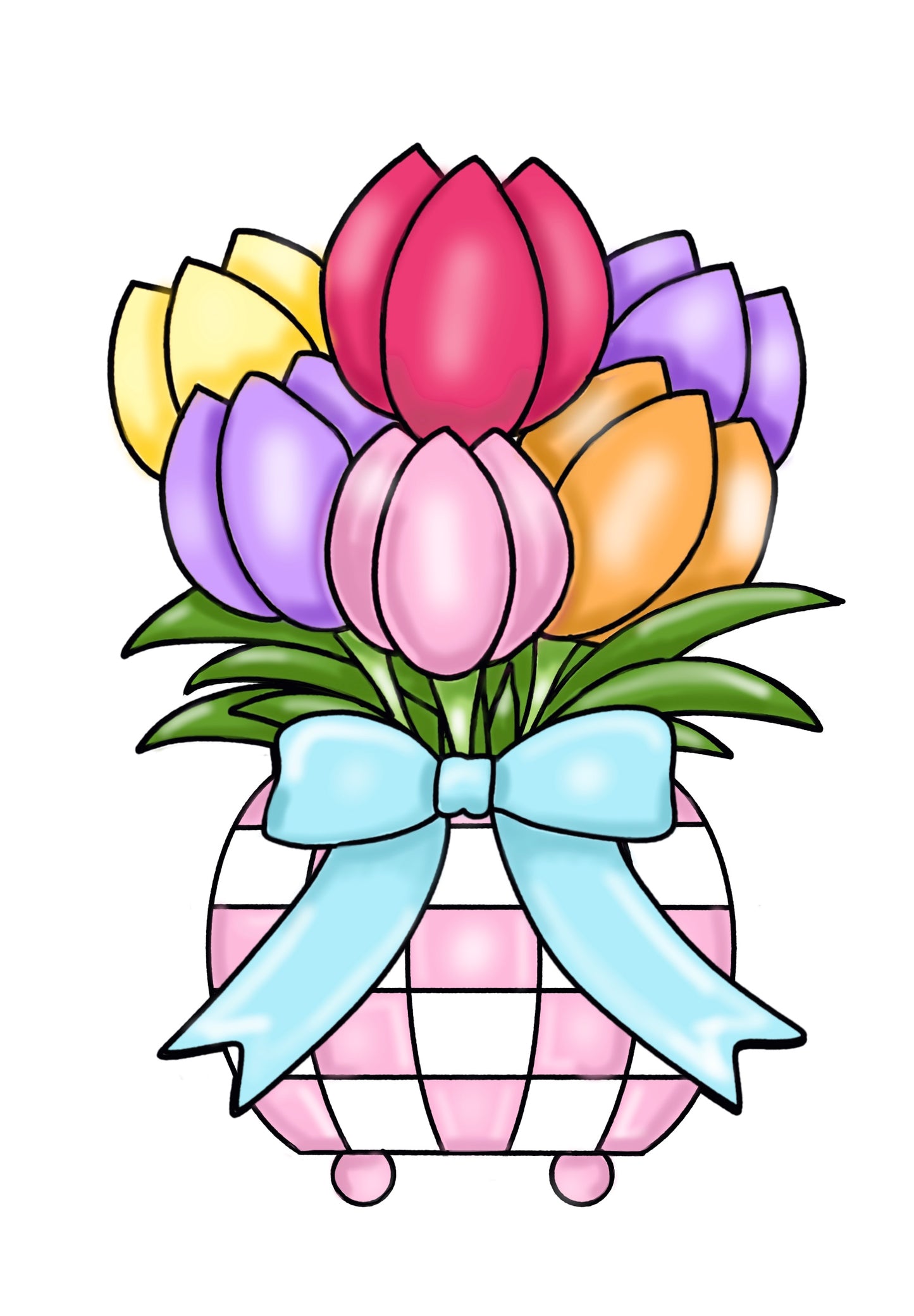 Tulips In Pot (PP050)