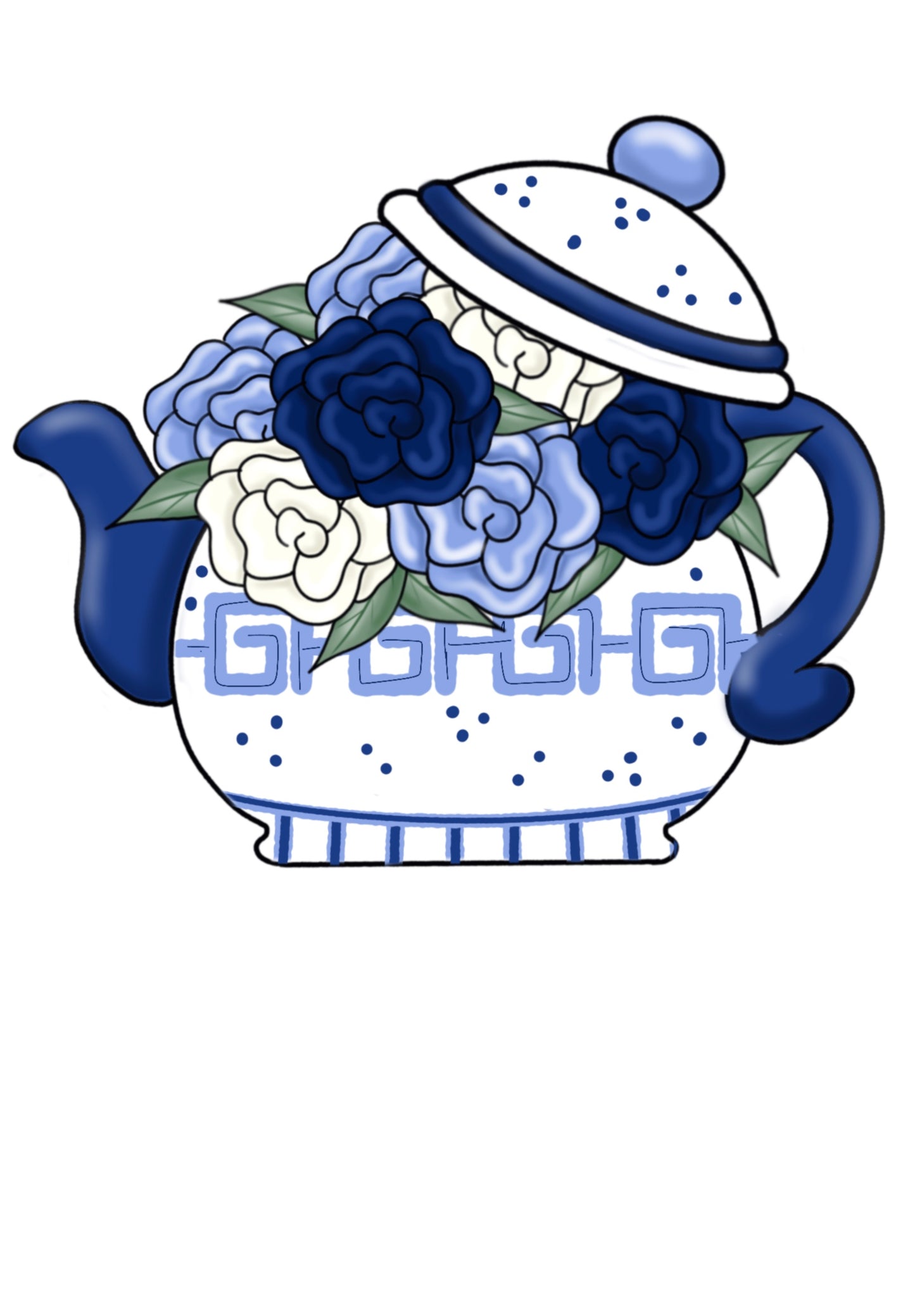 Floral Teapot (PP054)