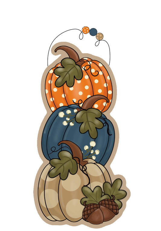 Pumpkins With Acorns (PP074)