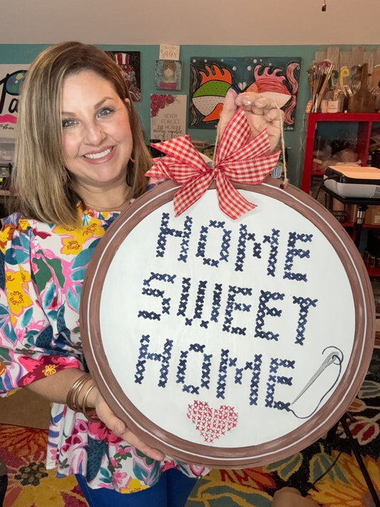 3D Home Sweet Home Needlepoint (PU006-3D)