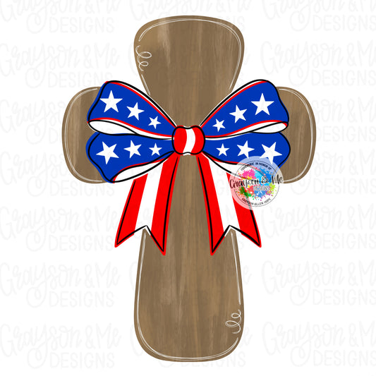Patriotic USA Cross (GM032)