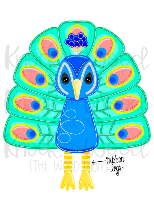 Ribbon Leg Peacock (KW008)