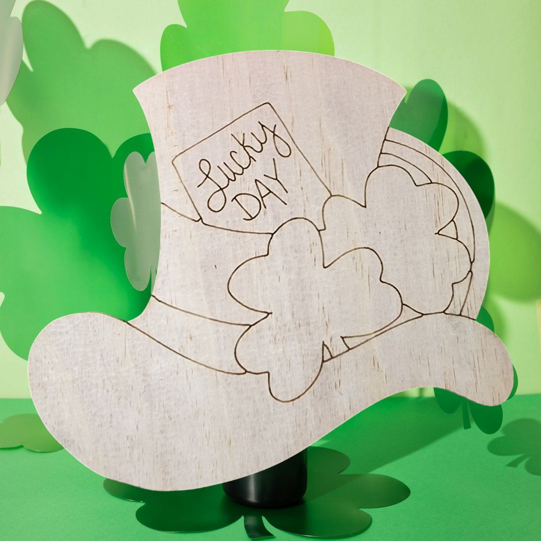 Doable Designs Lucky Day Plywood Cutout | DIY St. Patrick's Day Decor