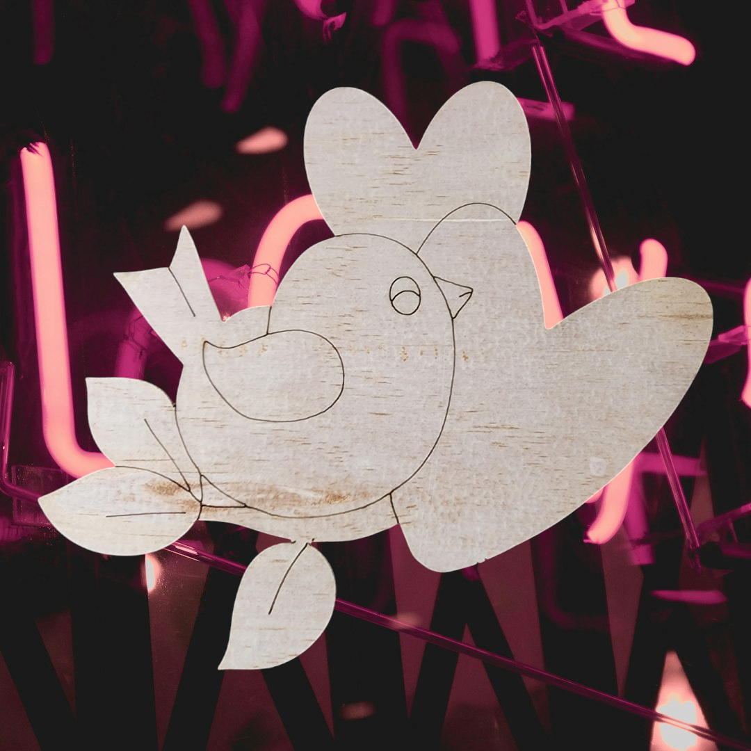 Doable Designs Love Bird Plywood Cutout | DIY Craft Project