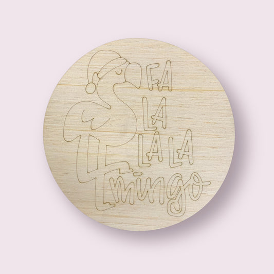 Fa La La Flamingo Ornament (KA009O)