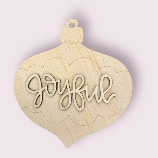 Joyful Ornament 3D (KA0043D)