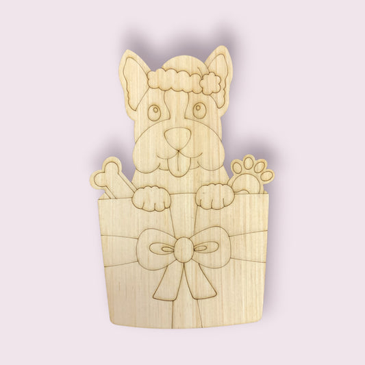 Boston Terrier Christmas - Laser Ready SVG