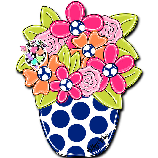 Polka Dot Floral (AB211)