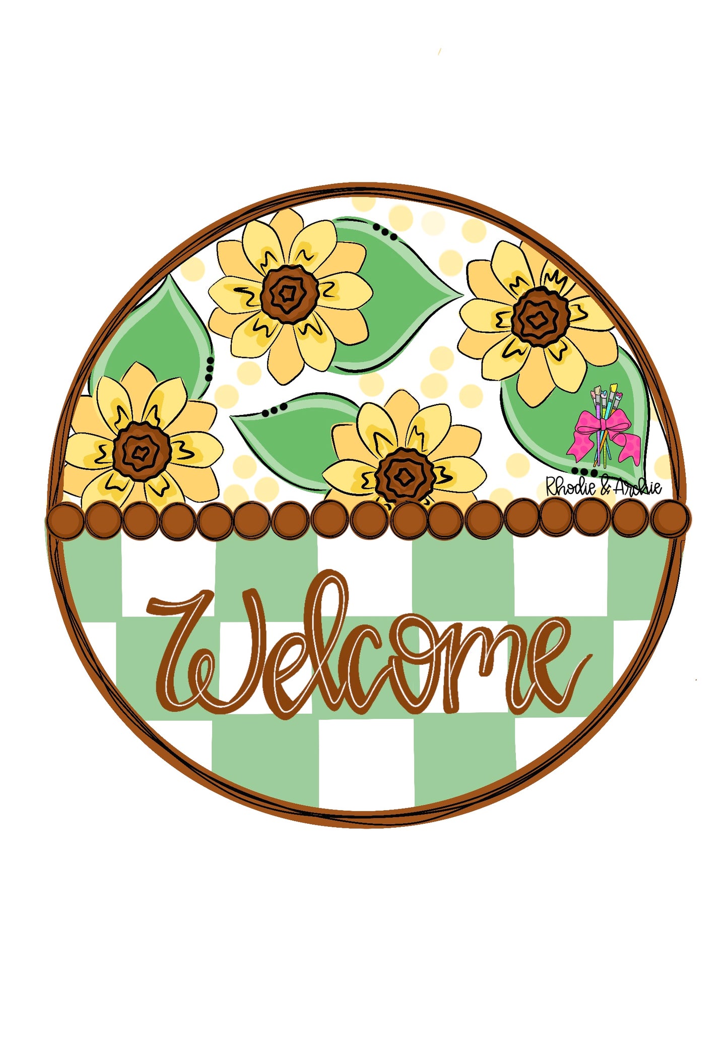 Sunflower Welcome Round (RA171)