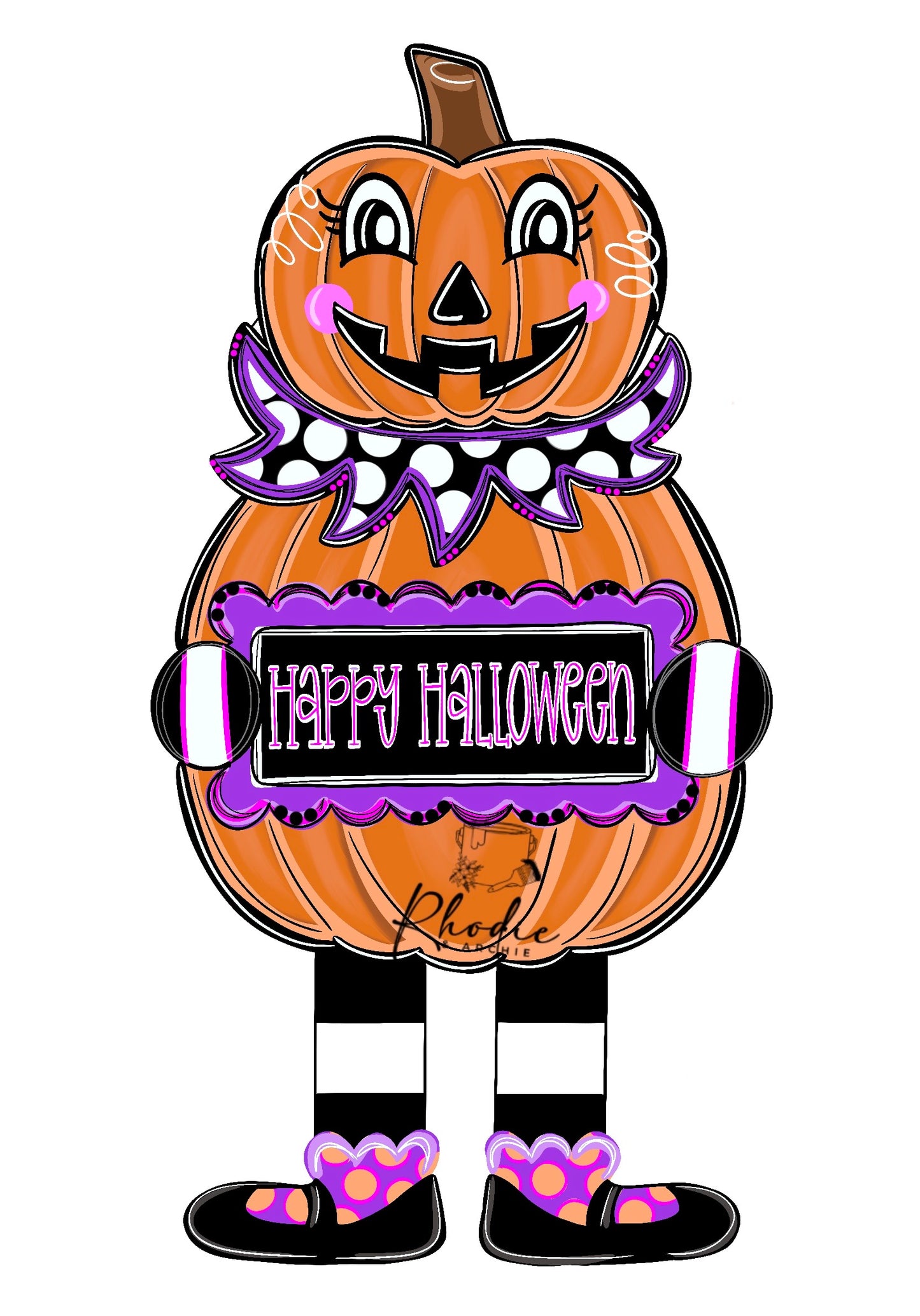 Ribbon Leg Pumpkin (RA120)