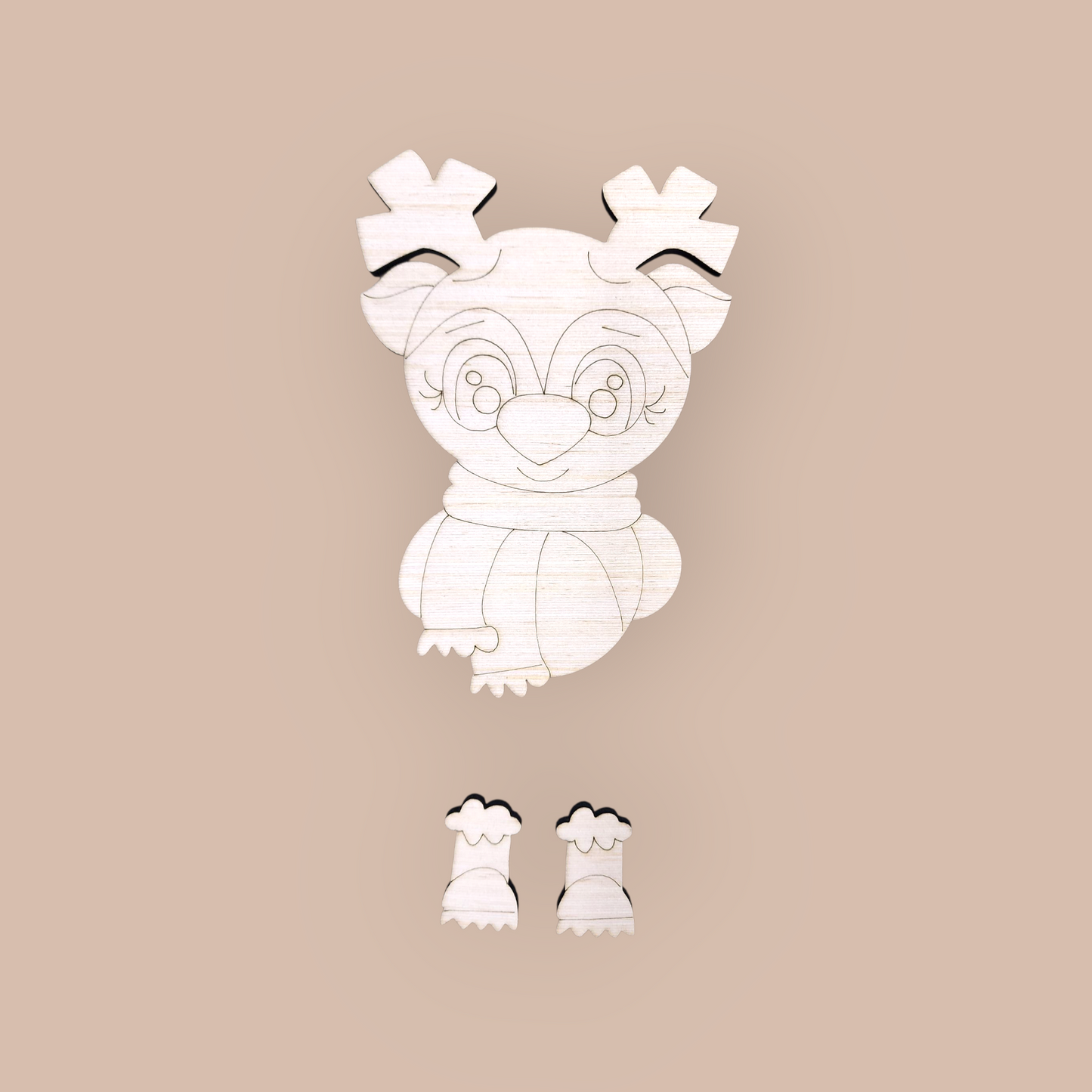 Ribbon Leg Reindeer (MJ044O)
