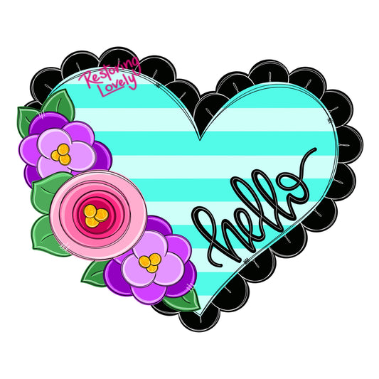 Floral Heart (RL128)