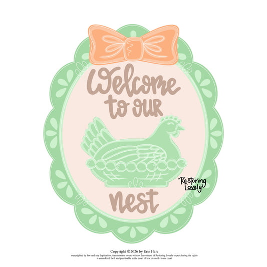 Welcome To Our Nest (RL196-3D)