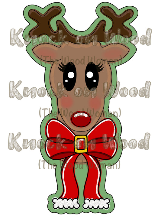 Reindeer With Bow (KW018)