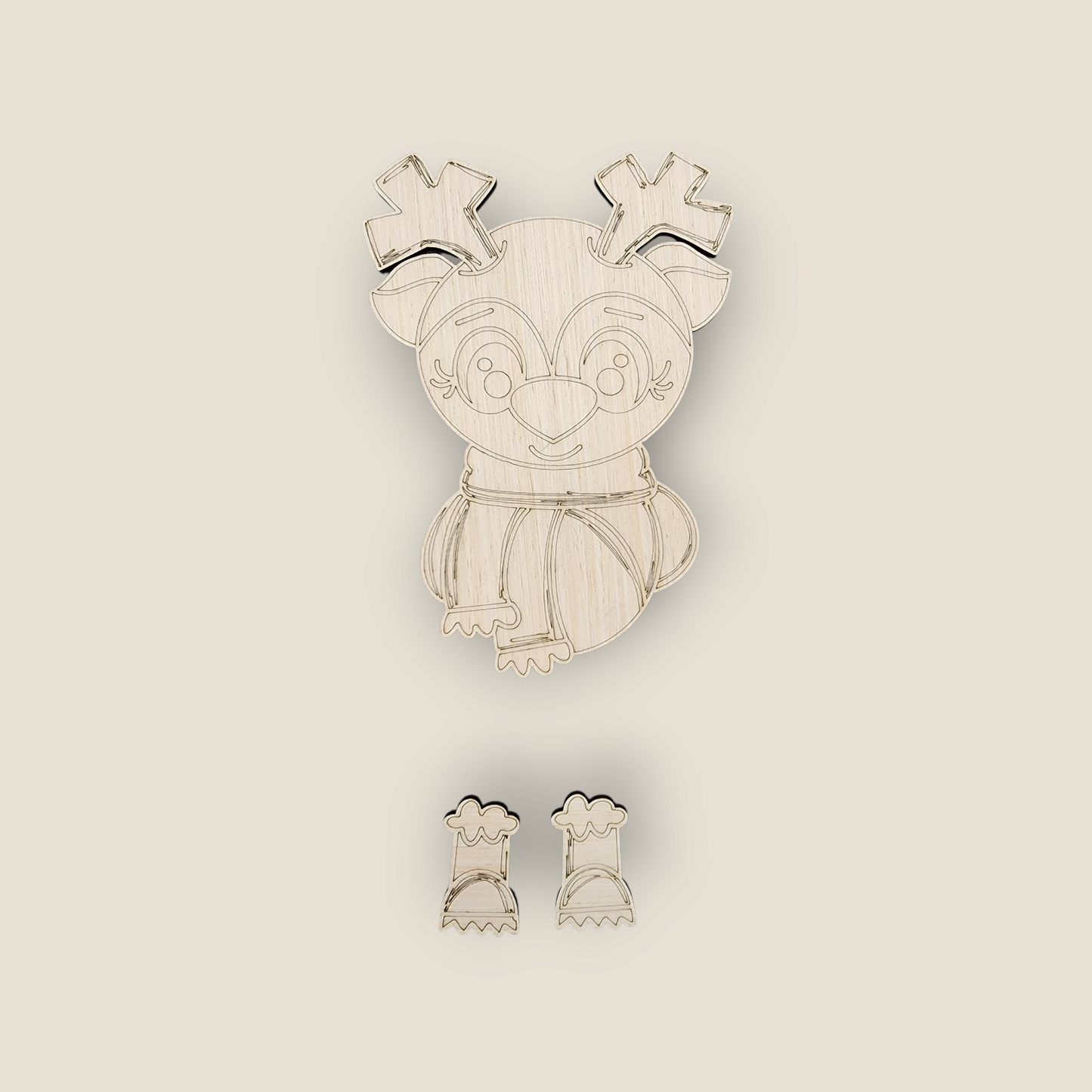 Ribbon Leg Reindeer (MJ044)