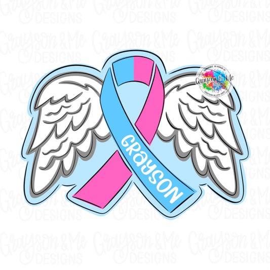 Angel Wings Door Hanger Blank | Memorial Wood Craft