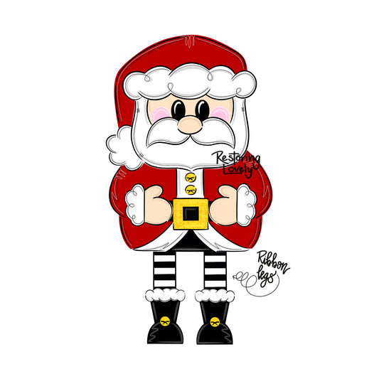 Ribbon Leg Santa (RL013)
