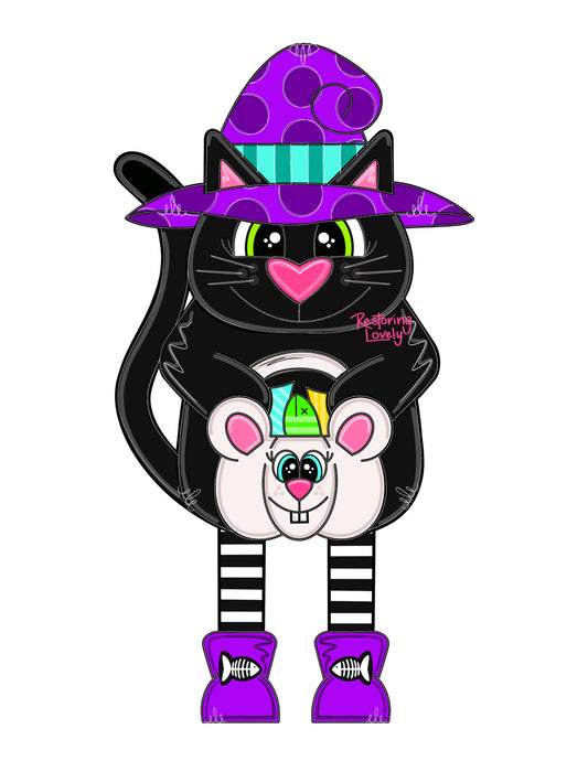 Ribbon Leg Cat (RL028)