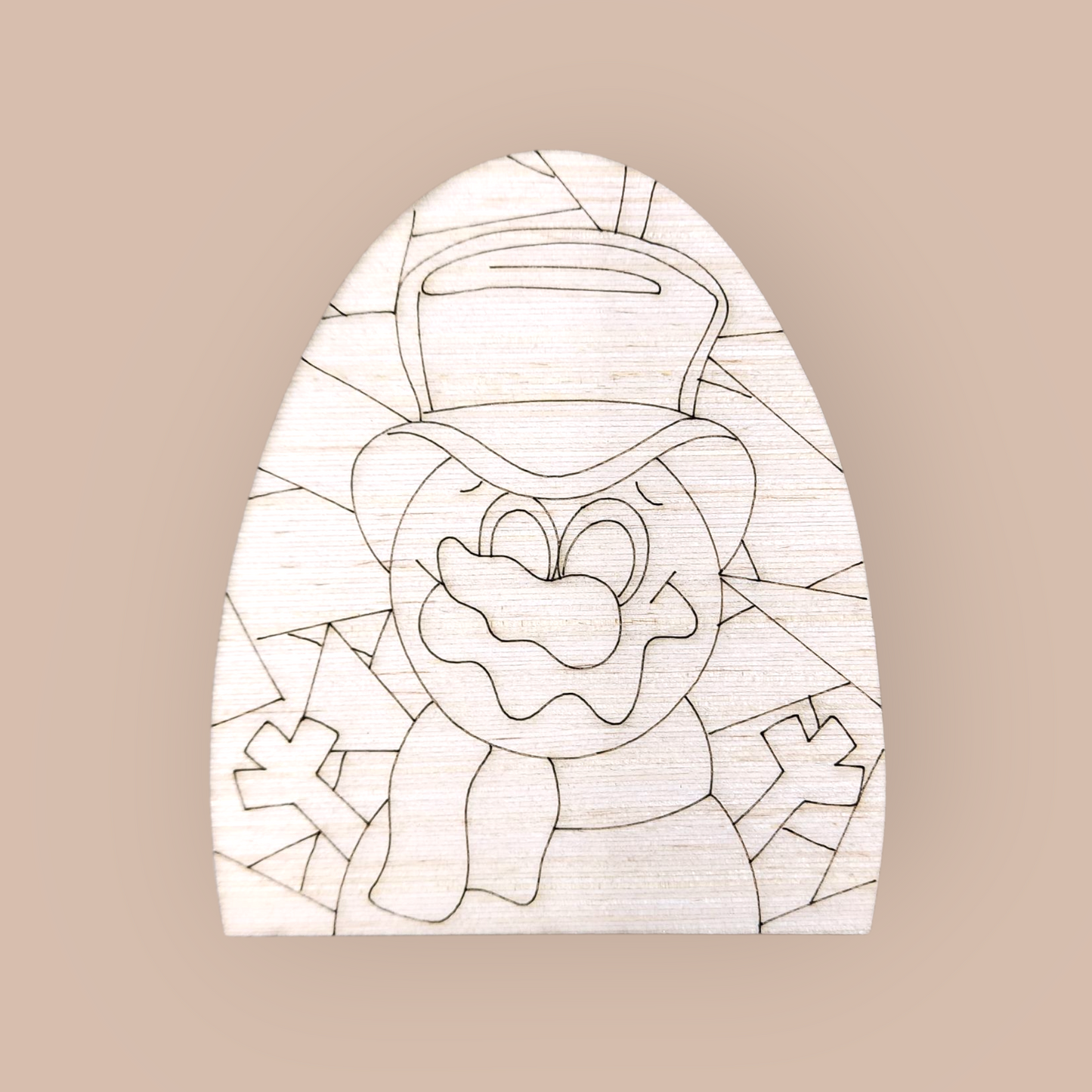 Stained Glass Snowman (MJ007O)