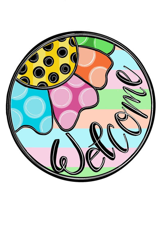 Sunflower Welcome Round (RA025)