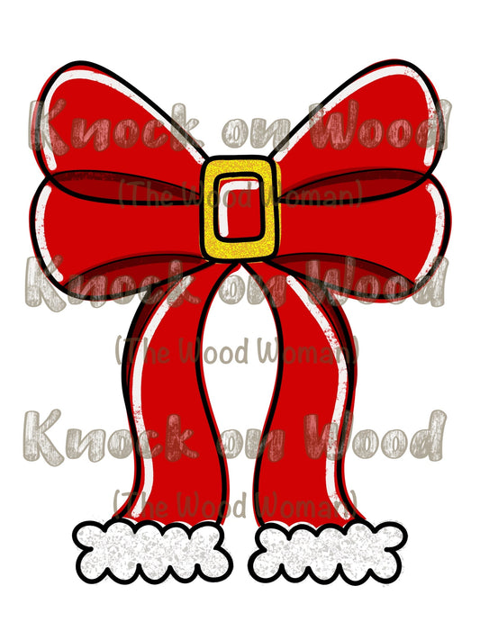 Santa Bow (KW019O)