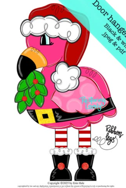 Christmas Flamingo (RL165)