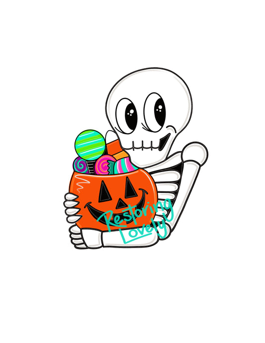 Skeleton With Candy (RL052)