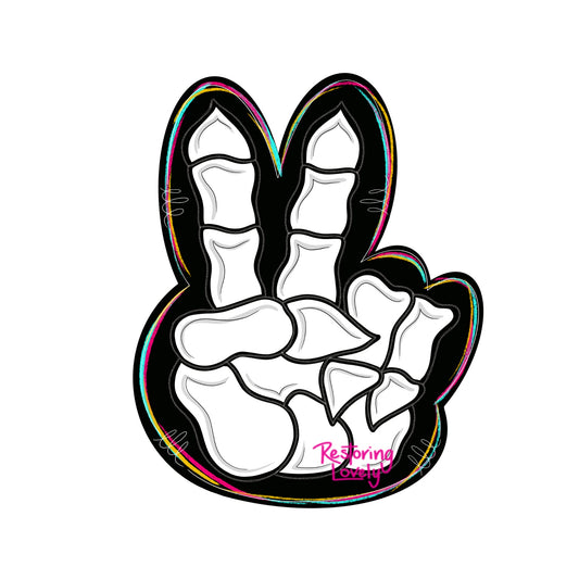Skeleton Peace Hand (RL035)