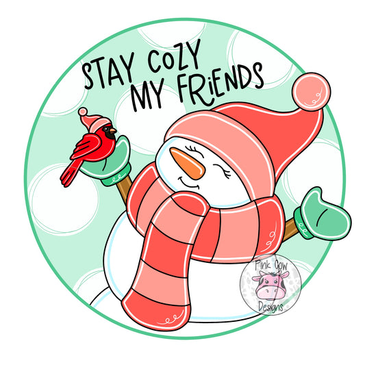 Stay Cozy Friends Welcome Round (PC078)