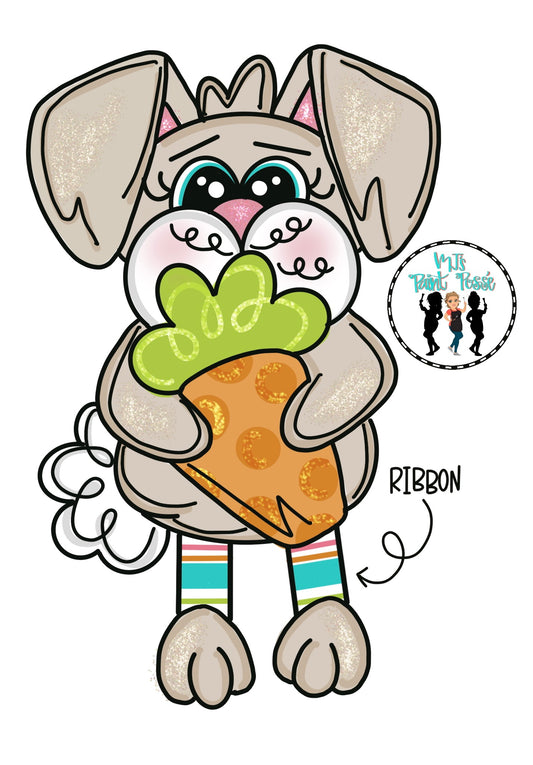 Ribbon Leg Bunny (MJ005)