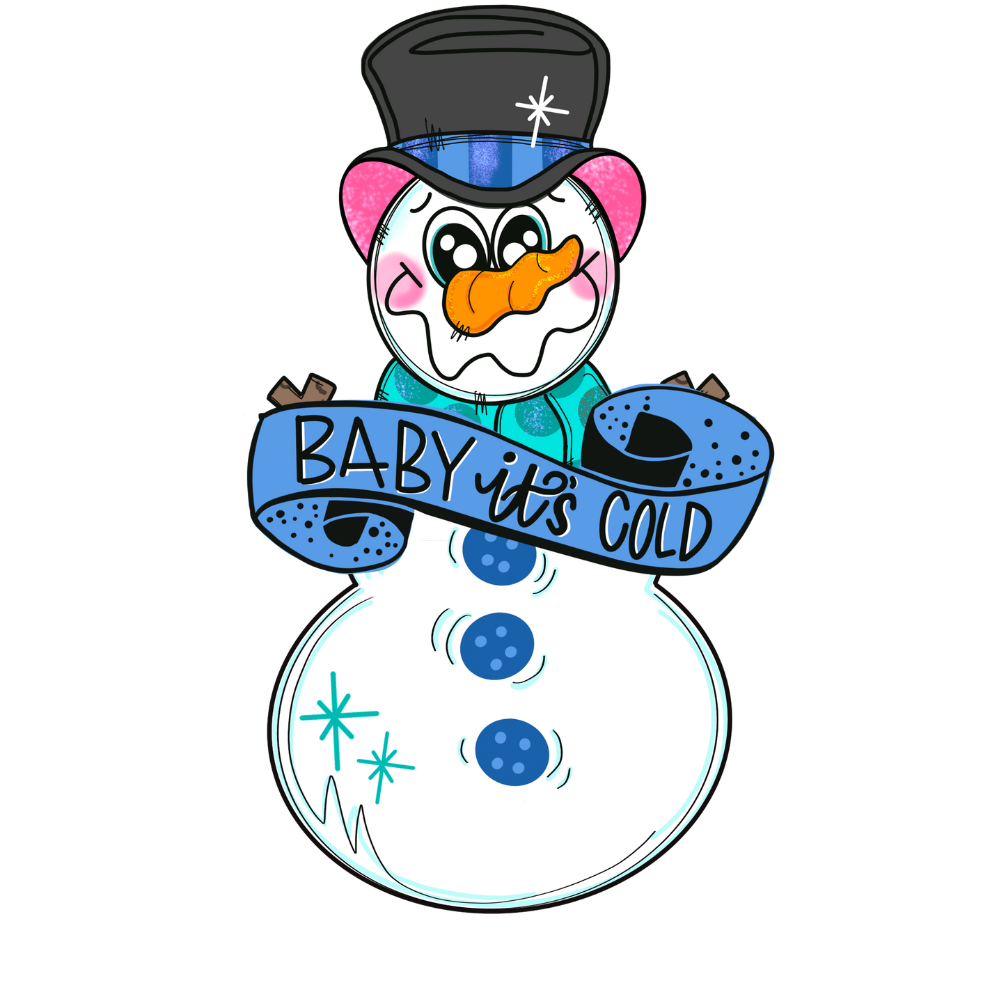 Snowman "Baby It's Cold" (MJ020O)