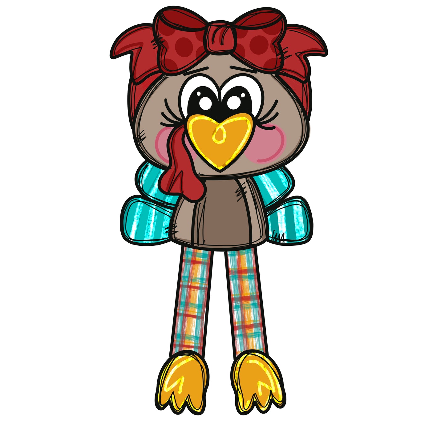 Ribbon Leg Turkey (MJ045)