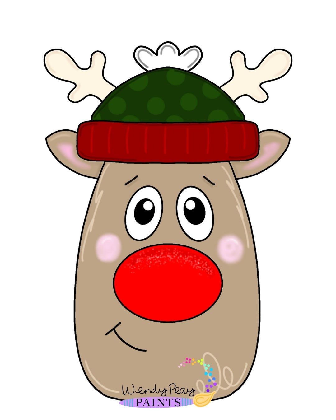 Reindeer Ornament (WP017-O)