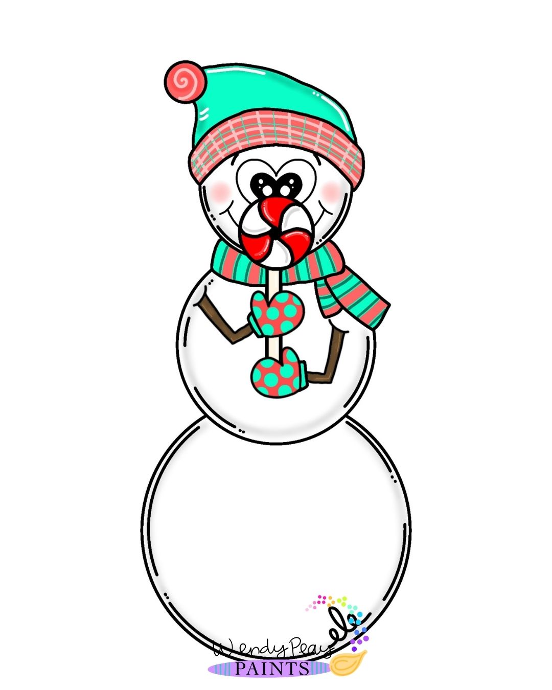 Lollipop Snowman (WP034)