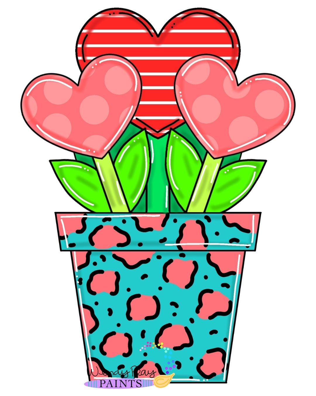 Flower Hearts (WP045)