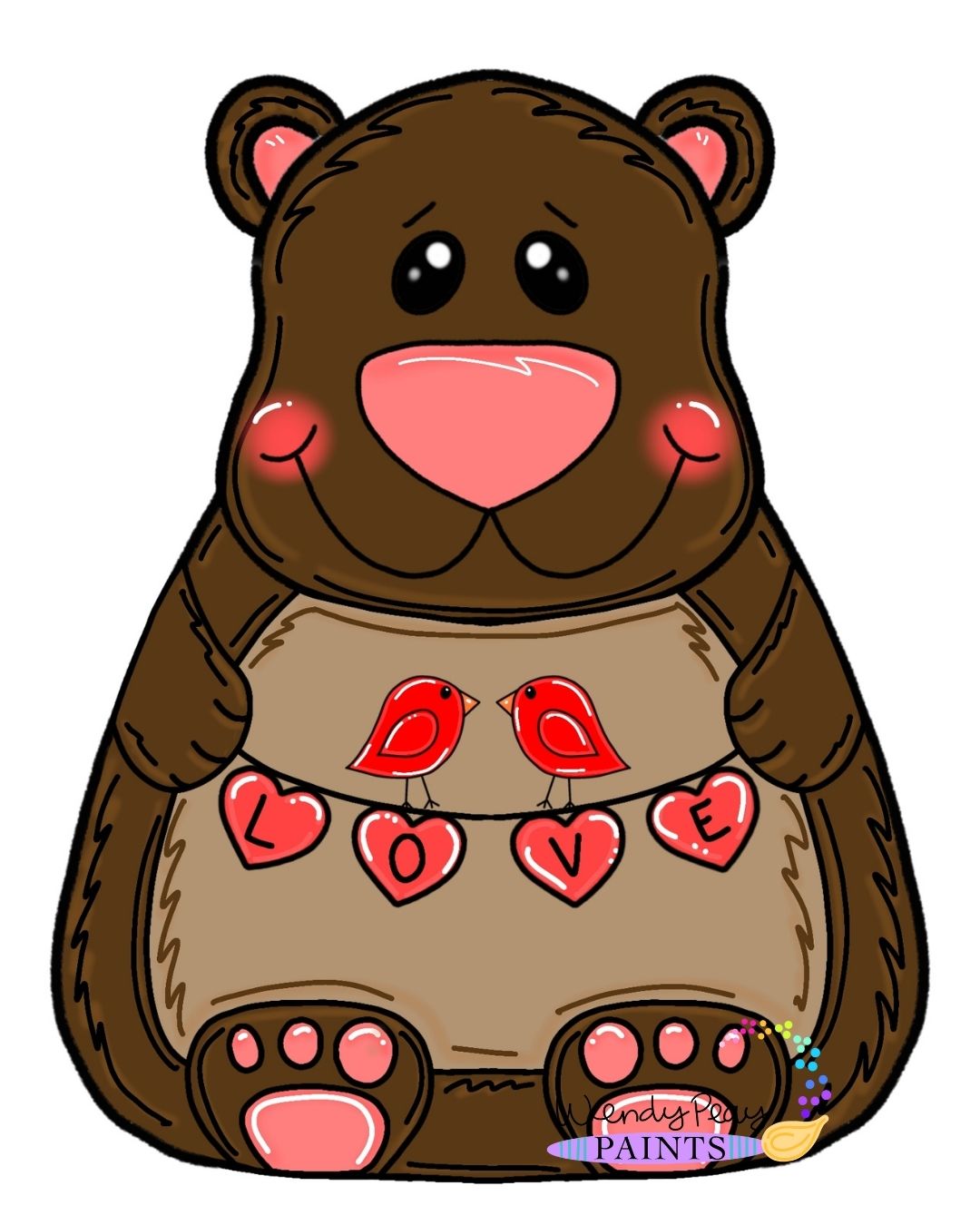 Love Bird Bear (WP047)